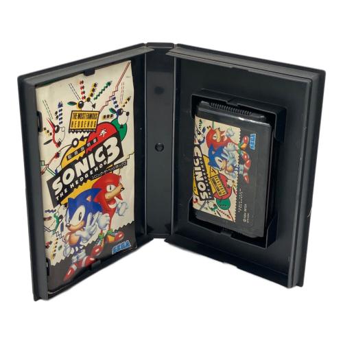 ソニック・ザ・ヘッジホッグ3 メガドライブ用ソフト 箱・本体ヨゴレ有 -