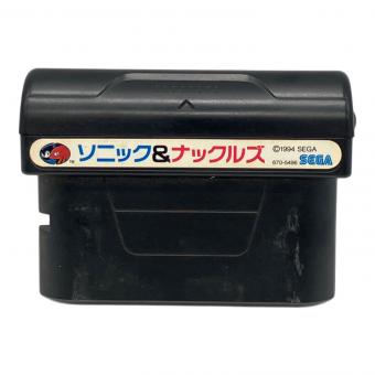 ソニック＆ナックルズ メガドライブ用ソフト ヨゴレ有 -