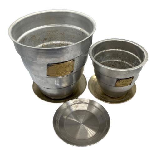 M&M (エムアンドエム) POT TYPE1 【Chrysails 】Aluminum S/Mセット(ソーサー付)