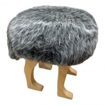 h concept (アッシュコンセプト) アニマルスツール @ グレー ウルフグレーミックス L