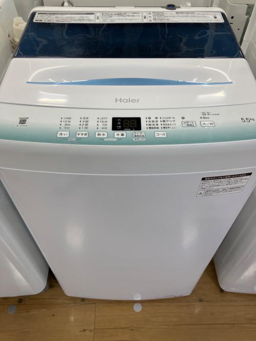 Haier (ハイアール) 全自動洗濯機 JW-U55HK 2022年製 扉キズ有