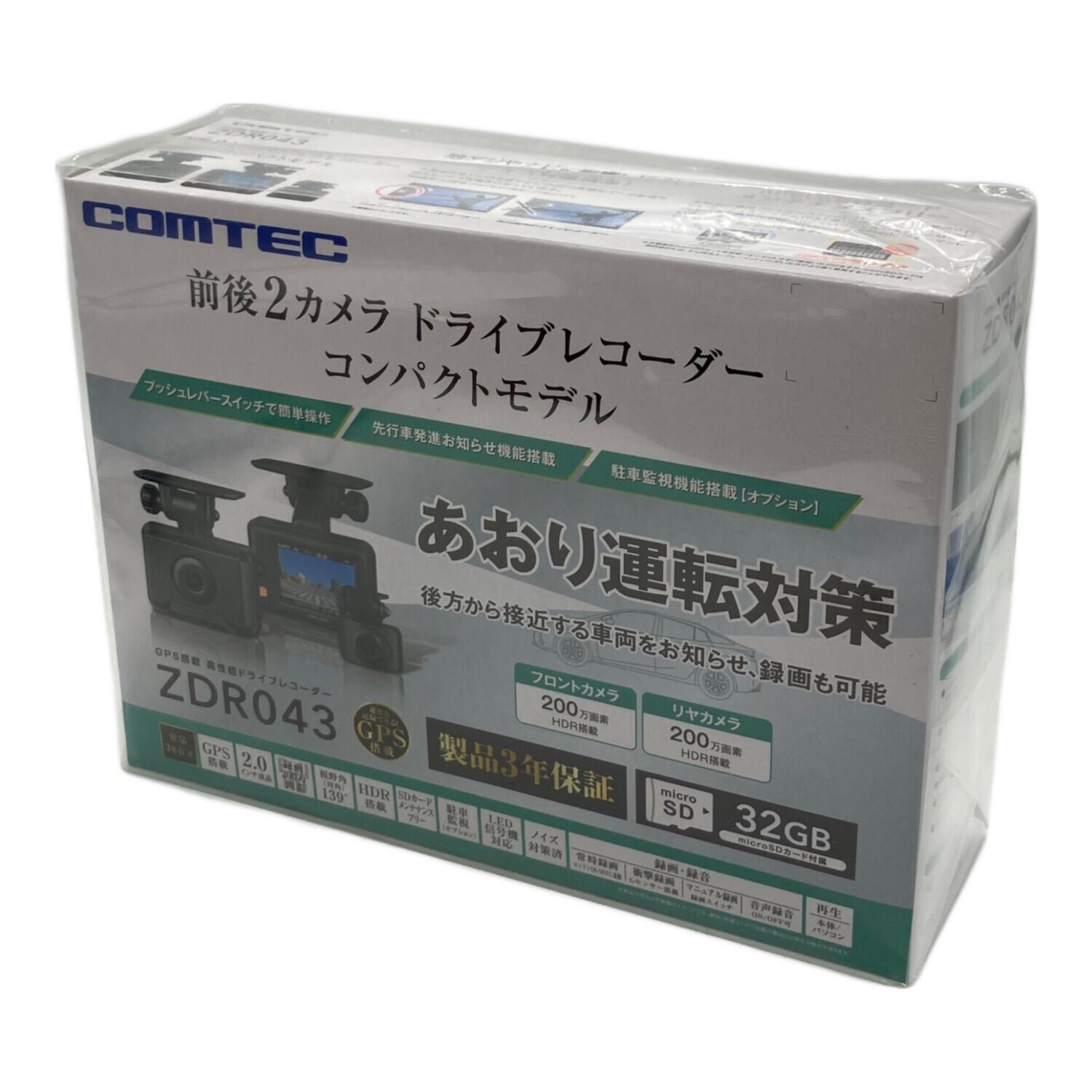 【中古】ZDR043 ドライブレコーダー COMTEC (コムテック) ドライブレコーダー ZDR043｜トレファクONLINE