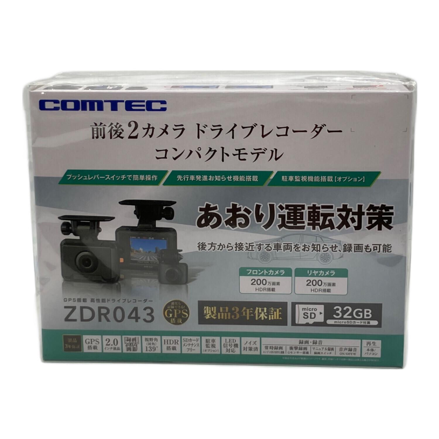 COMTEC (コムテック) ドライブレコーダー ZDR043｜トレファクONLINE