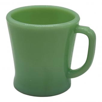 Fire King(ブランドロゴ薄れ大) マグカップ グリーン Dハンドルマグ