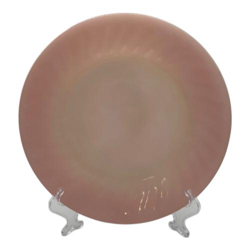 Fire King (ファイヤーキング) プレート ピンクスワール