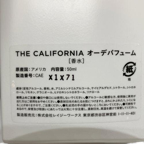 APOTHIA (アポーシア) オーデパフューム 50ml 残量80%-99% THE CALFORNIA
