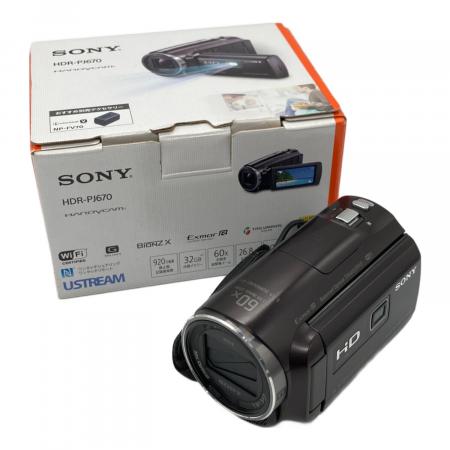 SONY (ソニー) ビデオカメラ HDR-PJ670｜トレファクONLINE