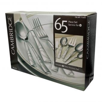 CAMBRIDGE Silversmiths カトラリーセット 715550 Reatta 65ピース