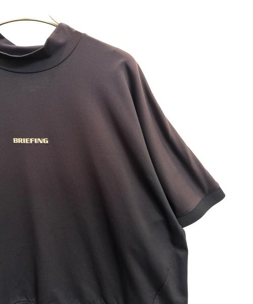 BRIEFING (ブリーフィング) WS 3D LOGO CREW NECK ブラック サイズ:Ｌ