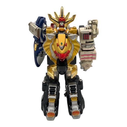 ガオキング 戦隊ヒーロー ガオシャーク尻尾欠品・ハゲ有・台座パーツ欠品