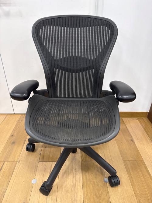 Herman Miller (ハーマンミラー) ワークチェアー ランバーサポート ブラック クラシックモデル グラファイトベース