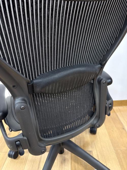 Herman Miller (ハーマンミラー) ワークチェアー ランバーサポート ブラック クラシックモデル グラファイトベース