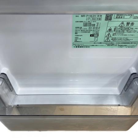 MITSUBISHI (ミツビシ) 2ドア冷蔵庫 MR-P15E2H-W 2023年製 キズ有 146L