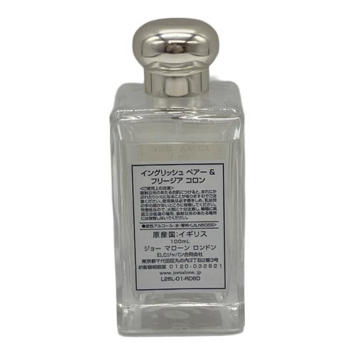 JO MALONE (ジョーマローン) オーデコロン 100ml 残量80%-99% イングリッシュペアー＆フリージア