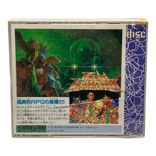 ラストハルマゲドン PCエンジン用ソフト -