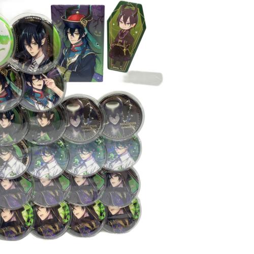 ツイステッドワンダーランド 缶バッジセット　マレウス・ドラコニア