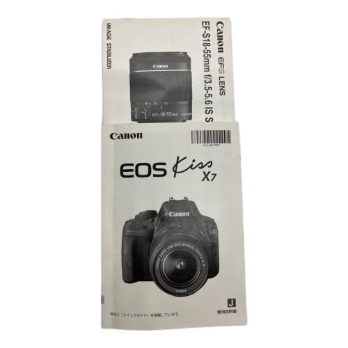 CANON (キヤノン) デジタル一眼レフカメラ EOS kiss X7 STM