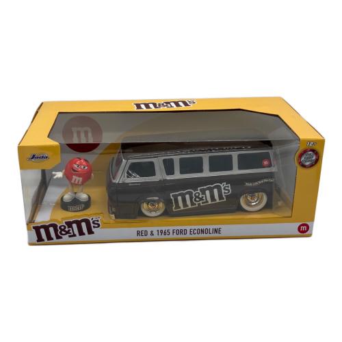 JADA (ジェイダ) フィギュア&ミニカー m&m's RED&1965 FORD ECONOLINE