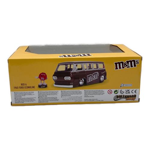 JADA (ジェイダ) フィギュア&ミニカー m&m's RED&1965 FORD ECONOLINE