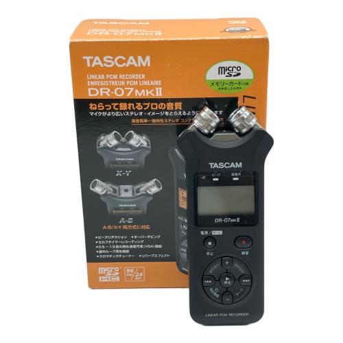 TASCAM (タスカム) リニアPCMレコーダー DR-07MKⅡ