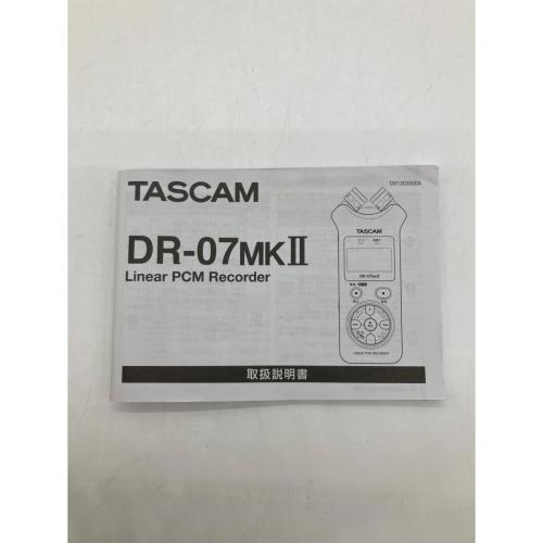 TASCAM (タスカム) リニアPCMレコーダー DR-07MKⅡ
