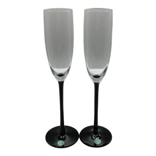 TIFFANY & Co. (ティファニー) シャンパングラス ブラックステム