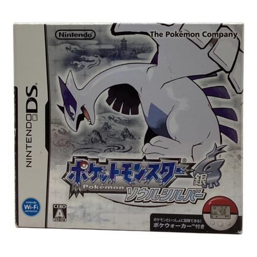 DS用ソフト ソフト・ポケウォーカー動作確認済み ポケットモンスター ソウルシルバー CERO A (全年齢対象)