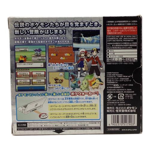 DS用ソフト ソフト・ポケウォーカー動作確認済み ポケットモンスター ソウルシルバー CERO A (全年齢対象)