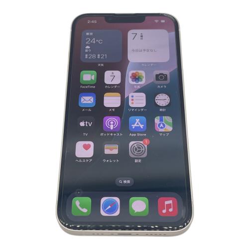 Apple (アップル) iPhone13 NLND3J/A サインアウト確認済 359628544091791 SIM FREE 修理履歴無し 128GB バッテリー:Aランク(91%) 程度:Aランク Blancco社データ消去済み