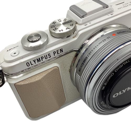 OLYMPUS PEN Lite (オリンポス) ミラーレス一眼カメラ ※塗装ハゲ・キズ・変色有 E-PL7 1605万画素(有効画素) フォーサーズ 4/3型 LiveMOS 専用電池 BHAA61402