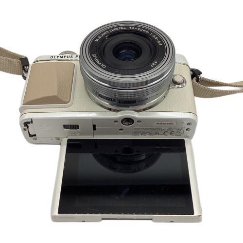 OLYMPUS PEN Lite (オリンポス) ミラーレス一眼カメラ ※塗装ハゲ・キズ・変色有 E-PL7 1605万画素(有効画素) フォーサーズ 4/3型 LiveMOS 専用電池 BHAA61402