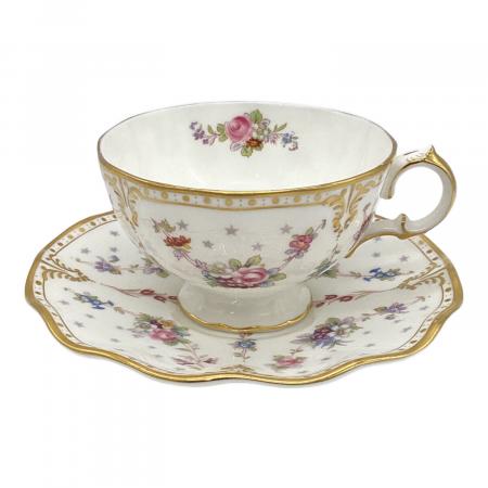 【美品・未使用品】英国王室　ロイヤルアントワネット　オーバルデッシュS ROYAL CROWN DERBY (ロイヤルクラウンダービー) カップ&ソーサー ※ハゲ