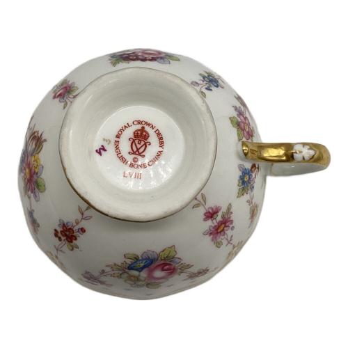 ROYAL CROWN DERBY (ロイヤルクラウンダービー) カップ&ソーサー ※ハゲ有 ROYAL ANTOINETTE