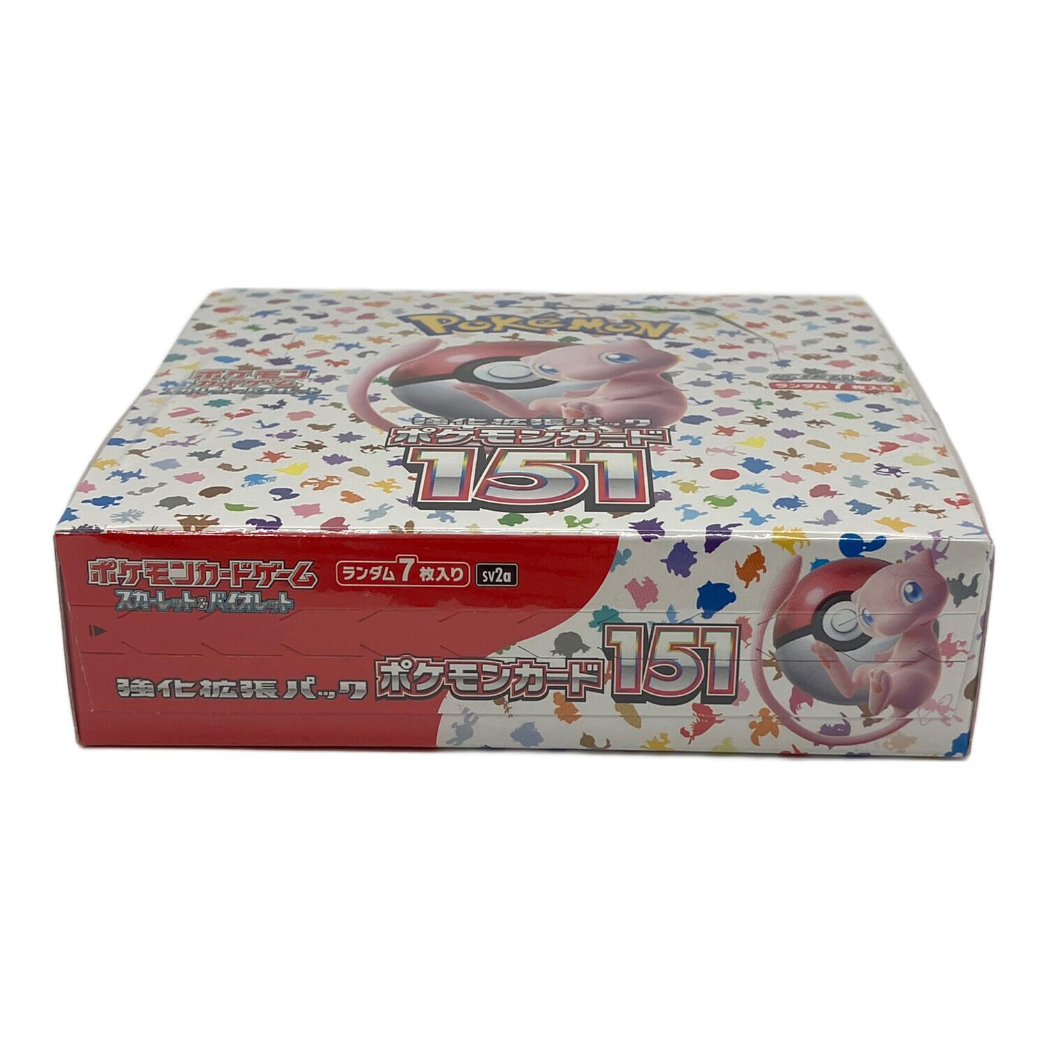 ポケモンカードゲーム 151 シュリンク付2BOX ポケモンカードゲーム151 シュリンク付2BOXセット ポケモンカード