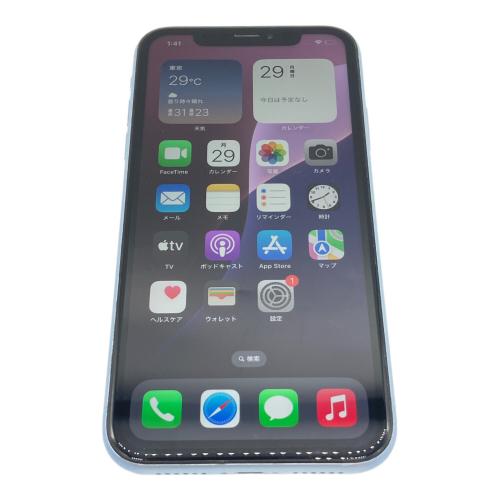 Apple (アップル) iPhoneXR MT0E2J/A サインアウト確認済 357372097231007 ○ SIM FREE(docomo解除済) 修理履歴無し 64GB バッテリー:Bランク(82%) 程度:Cランク 未商品化