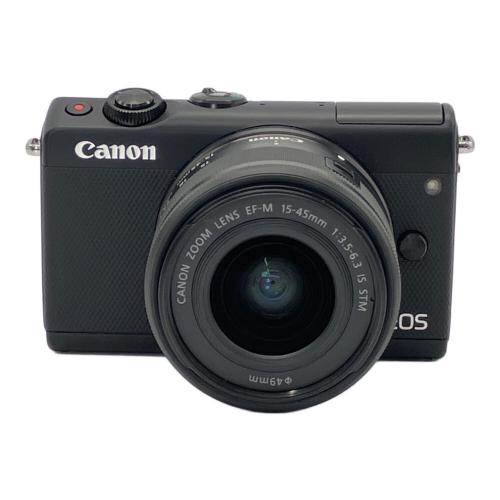 CANON ミラーレス一眼カメラ EOS M100 2420万画素 APS-C 22.3mm×14.9mm CMOS 専用電池 SDXCカード対応 100～25600 4.6-6.1コマ/秒 1/4000秒 721051001691