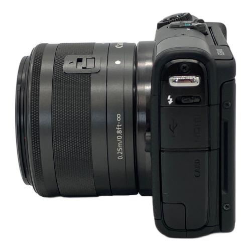 CANON ミラーレス一眼カメラ EOS M100 2420万画素 APS-C 22.3mm×14.9mm CMOS 専用電池 SDXCカード対応 100～25600 4.6-6.1コマ/秒 1/4000秒 721051001691