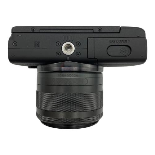 CANON ミラーレス一眼カメラ EOS M100 2420万画素 APS-C 22.3mm×14.9mm CMOS 専用電池 SDXCカード対応 100～25600 4.6-6.1コマ/秒 1/4000秒 721051001691