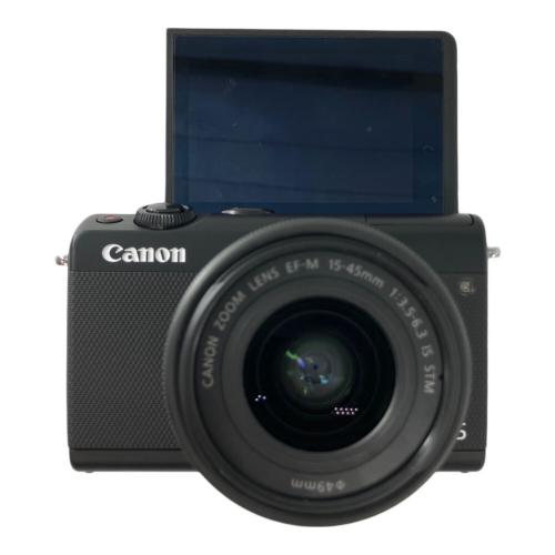 CANON ミラーレス一眼カメラ EOS M100 2420万画素 APS-C 22.3mm×14.9mm CMOS 専用電池 SDXCカード対応 100～25600 4.6-6.1コマ/秒 1/4000秒 721051001691