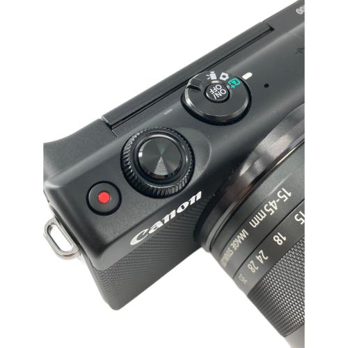 CANON ミラーレス一眼カメラ EOS M100 2420万画素 APS-C 22.3mm×14.9mm CMOS 専用電池 SDXCカード対応 100～25600 4.6-6.1コマ/秒 1/4000秒 721051001691