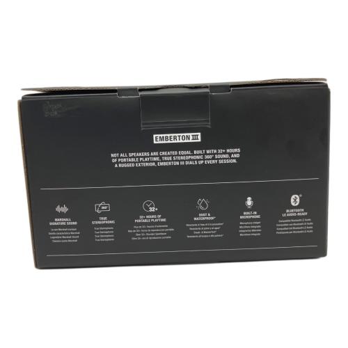 Marshall (マーシャル) ワイヤレススピーカー EMBERTON1 III