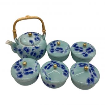 深川製磁 (フカガワセイジ) 茶器揃 胡蝶蘭