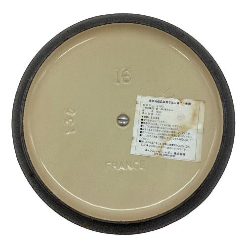 LE CREUSET (ルクルーゼ) 両手鍋 16cm オレンジ ココット・ロンド