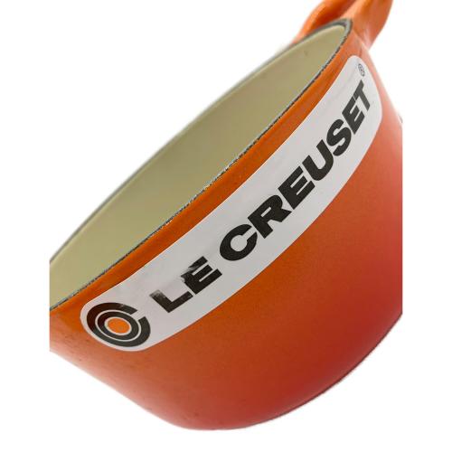 LE CREUSET (ルクルーゼ) 両手鍋 16cm オレンジ ココット・ロンド