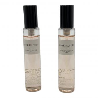 Christian Dior (クリスチャン ディオール) オードパルファム 15ml×2 残量80%-99% リフィル メゾンクリスチャンディオール ローズ カブキ