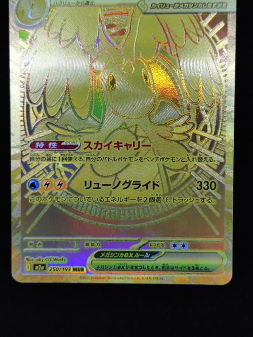 メガカイリューex ポケモンカード 250/193 MUR