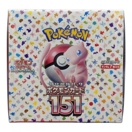スカーレット＆バイオレット 強化拡張パック ポケモンカード151 BOX