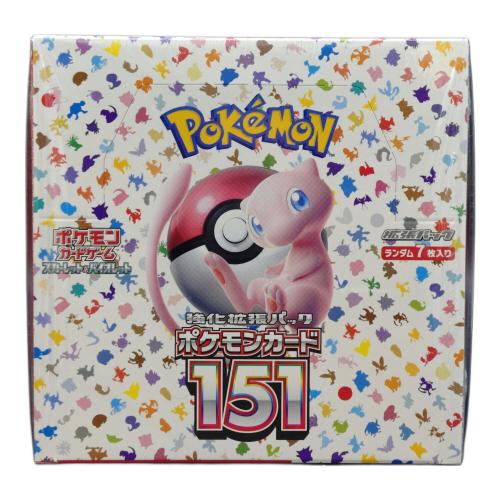 スカーレット＆バイオレット 強化拡張パック ポケモンカード151 BOX シュリンク付 ポケモンカード