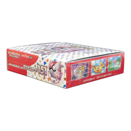 スカーレット＆バイオレット 強化拡張パック ポケモンカード151 BOX シュリンク付 ポケモンカード