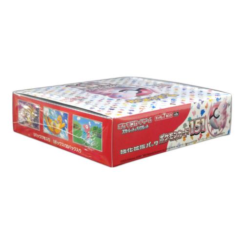 スカーレット＆バイオレット 強化拡張パック ポケモンカード151 BOX シュリンク付 ポケモンカード